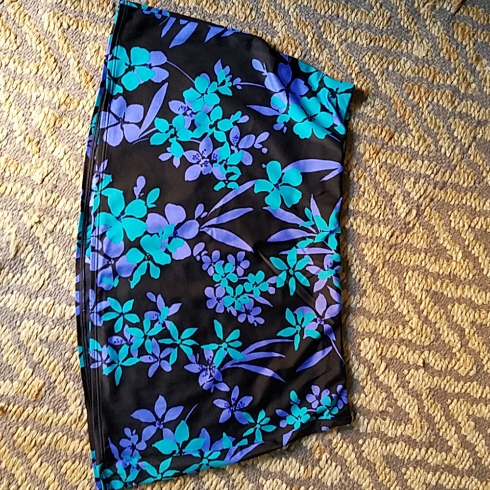 Swim cover-up skirt